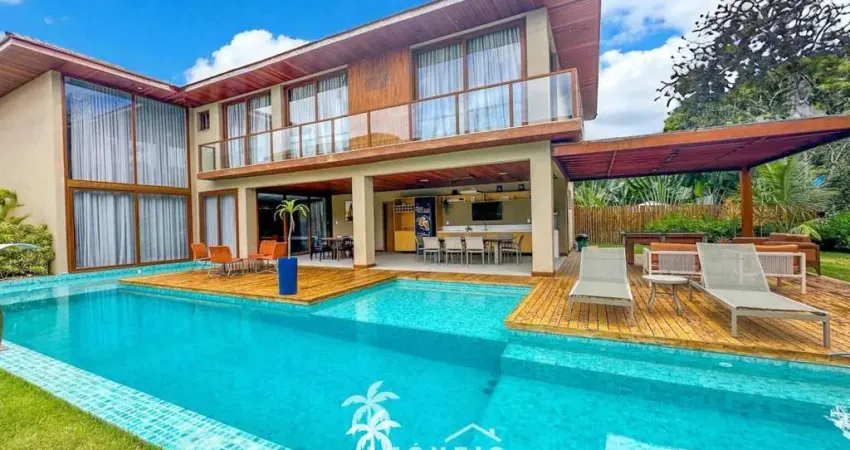 Casa à venda 7 suítes em praia do forte condomínio alto padrão