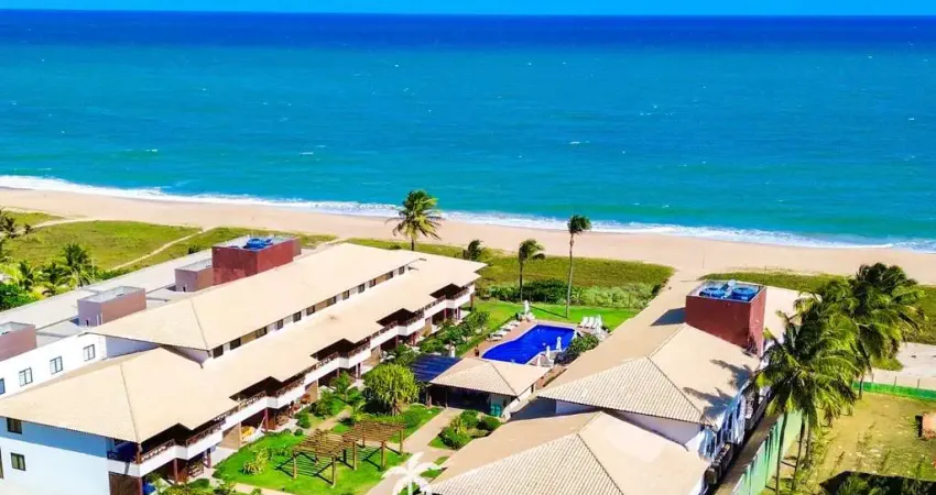 Apartamento à venda 3/4 superior em itacimirim pé na areia vista mar duplex