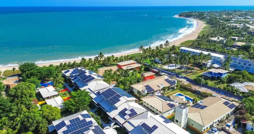 Apartamento à venda 3 suítes térreo em condomínio pé na areia em itacimirim