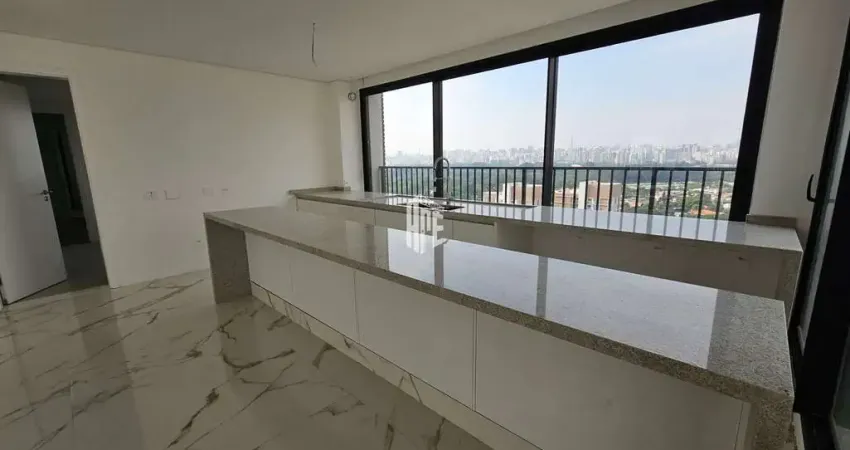 Apartamento com planejados e acabamentos em moema. vista para ibirapuera são paulo/sp
