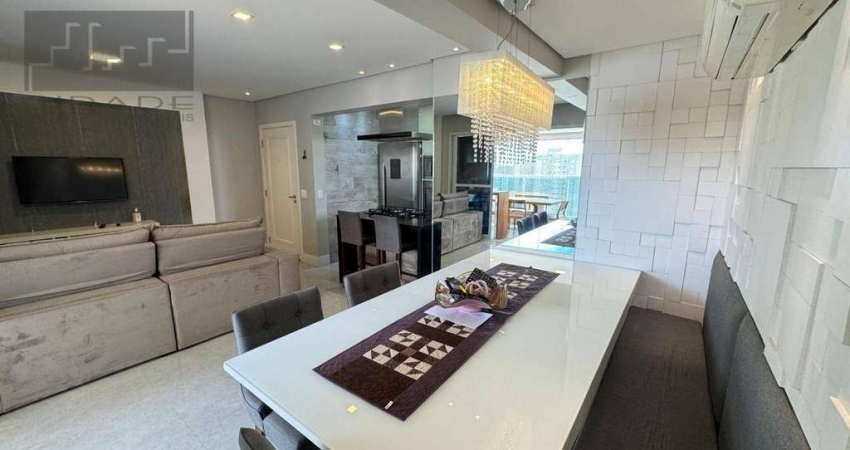 Apartamento mobiliado à venda, 88 m² por R$ 945.000 - Loteamento Mogilar - Mogi das Cruzes/SP