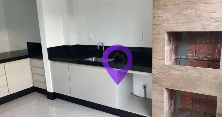Apartamento à venda no Residencial Nhá Chica, Pouso Alegre/MG. 100m², 3 dormitórios (1 suíte), 2 vagas, varanda gourmet com churrasqueira.