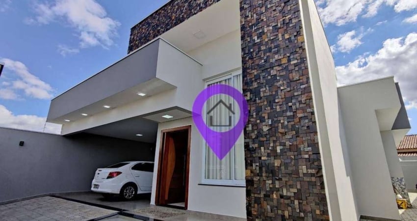 Casa à venda no Buritis, Pouso Alegre/MG. 230m², 3 dormitórios (1 suíte), 3 vagas, cozinha planejada e varanda gourmet. Excelente localização