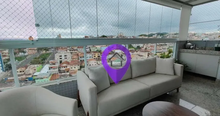 Apartamento premium 140m² no Edifício São Francisco, Centro 3 dormitórios (1 suíte), 2 vagas, varanda gourmet, sauna, jacuzzi e salão de festas