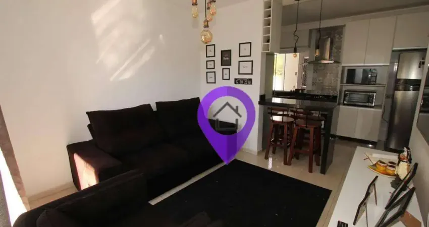 Apartamento à venda no Parque dos Fontes, Pouso Alegre/MG. 70m², 2 dormitórios (1 suíte), 1 vaga, cozinha americana e varanda. Excelente localização