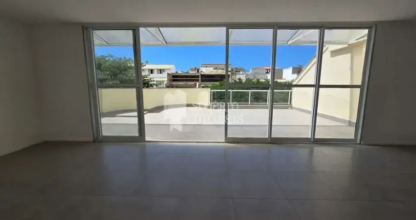 Cobertura para alugar com 3 suítes no recreio - gleba a - 2 quadras da praia