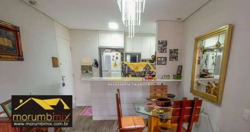 Apartamento com 3 dormitórios à venda, 64 m² por r$ 489.000,00 - morumbi - são paulo/sp