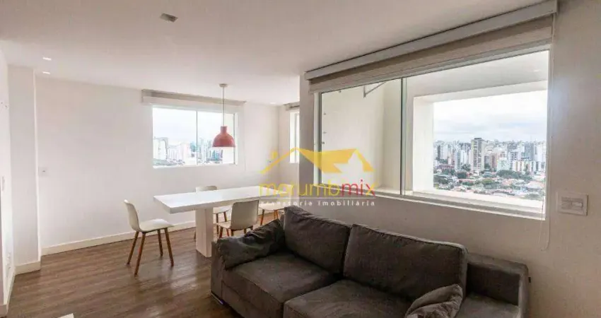 Apartamento Duplex com 1 dormitório para alugar, 100 m² por R$ 11.017,27/mês - Brooklin Novo - São Paulo/SP