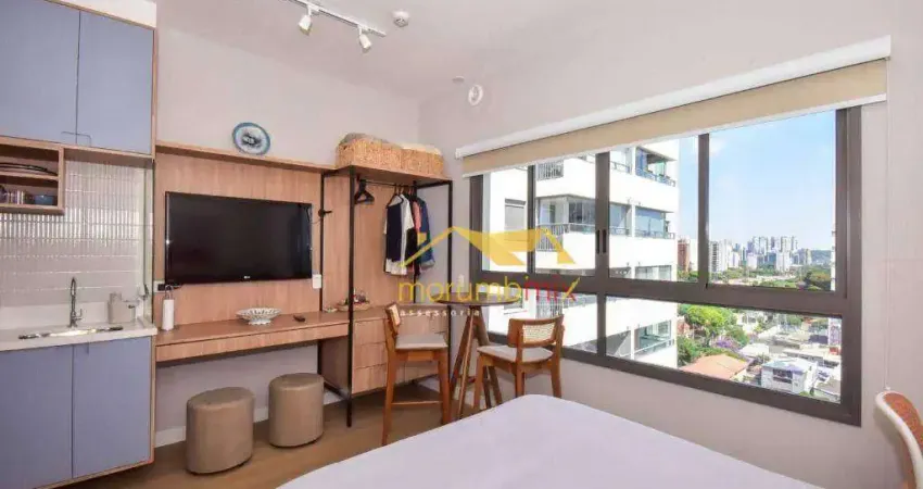 Studio com 1 dormitório à venda, 25 m² por R$ 430.000,00 - Brooklin - São Paulo/SP