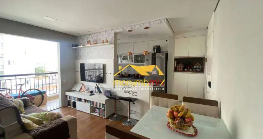 Apartamento com 2 dormitórios para alugar, 50 m² por R$ 2.901,26/mês - Vila Praia - São Paulo/SP