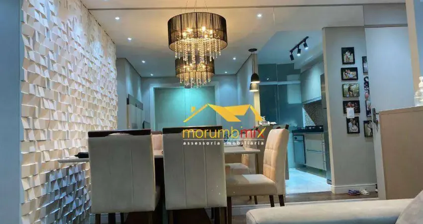 Apartamento com 2 dormitórios à venda, 55 m² por r$ 425.000,00 - morumbi - são paulo/sp