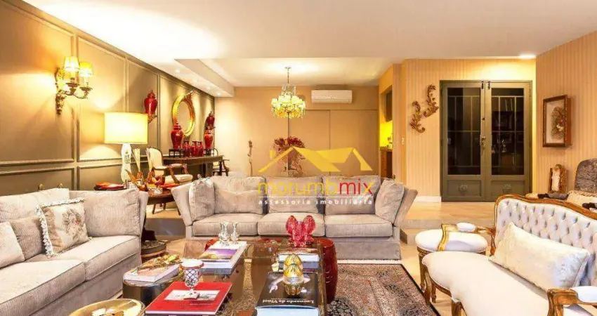 Apartamento com 3 dormitórios à venda, 211 m² por r$ 2.300.000,00 - real parque - são paulo/sp