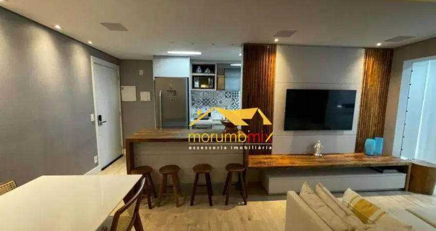 Apartamento com 2 dormitórios à venda, 65 m² por R$ 800.000,00 - Morumbi - São Paulo/SP