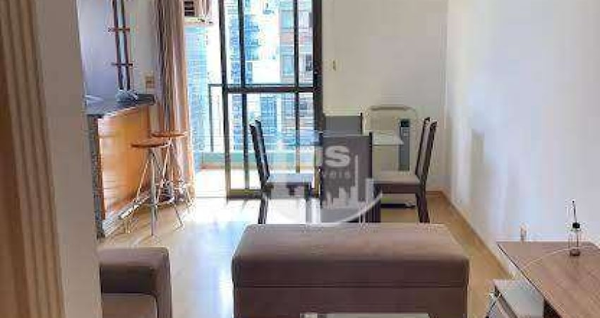 Apartamento com 1 dormitório para alugar, 55 m² por R$ 3.859,00/mês - Cambuí - Campinas/SP