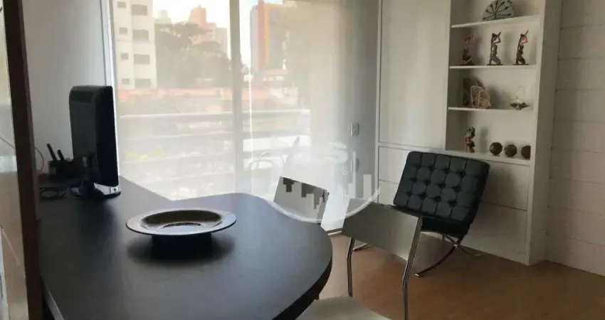 Apartamento com 1 dormitório para alugar, 51 m² por R$ 4.500/mês - Cambuí - Campinas/SP