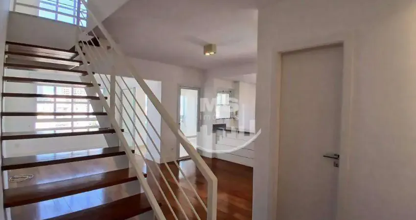 Apartamento com 2 dormitórios para alugar, 104 m² por R$ 5.500,00/mês - Cambuí - Campinas/SP