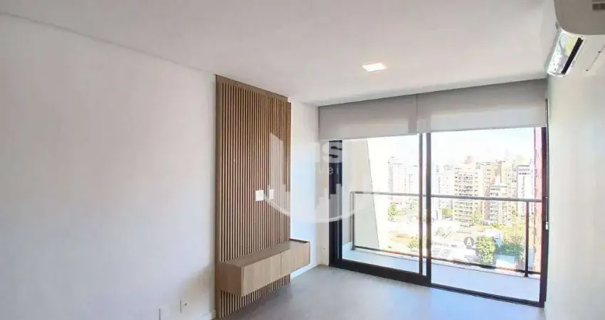 Apartamento com 1 dormitório, 51 m² - venda por r$ 1.000.000,00 ou aluguel por r$ 4.800,00/mês - cambuí - campinas/sp