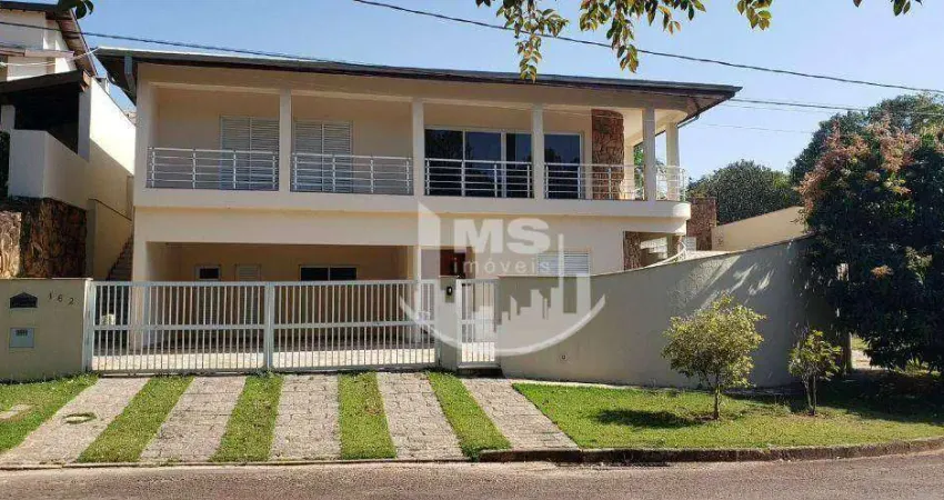Casa com 5 dormitórios à venda, 349 m² por r$ 1.700.000,00 - colinas dos álamos - valinhos/sp