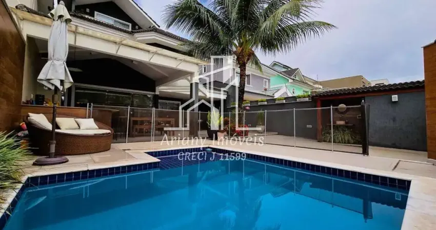 Sandlake Residencia | Casa triplex 4 suítes 273 m² no Recreio
