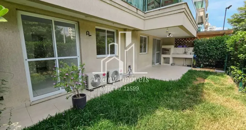 Barra Village Prime | Lindo Apto Garden 3 quartos 123 m² no Recreio