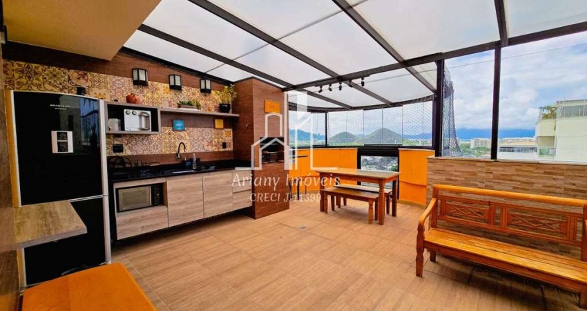 Camino del Sol | Cobertura Duplex 3 quartos 140 m² no Recreio