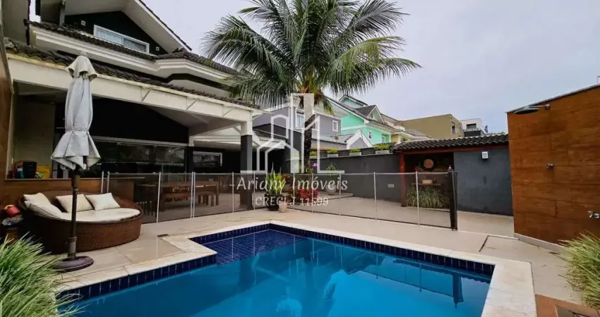 Sand Lake Residencial | Casa triplex 4 suítes 273 m² no Recreio