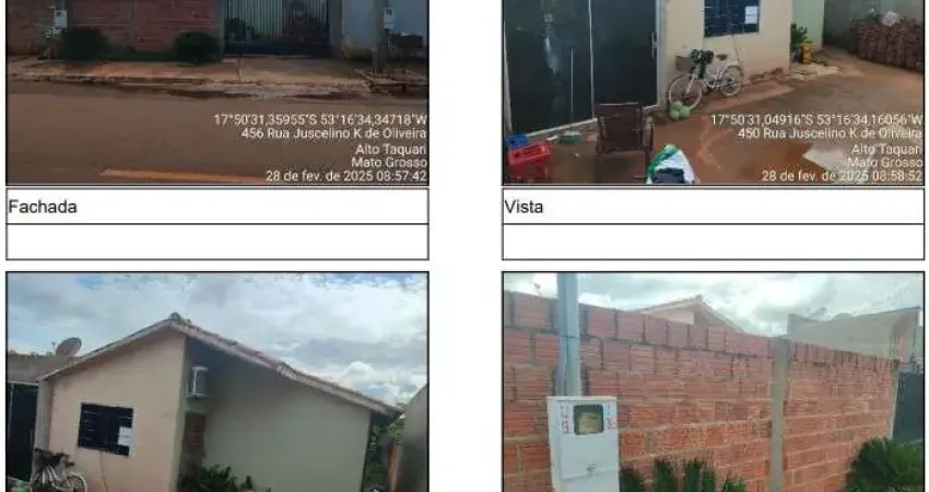 Casa 46.5m², 2 dormitório(s),  vaga(s) na garagem - , ALTO TAQUARI MT