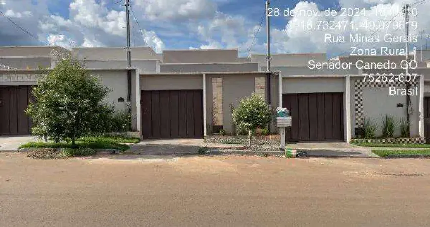 Casa 95.18m²,  dormitório(s), 1 vaga(s) na garagem - RESIDENCIAL RAVENA, SENADOR CANEDO GO