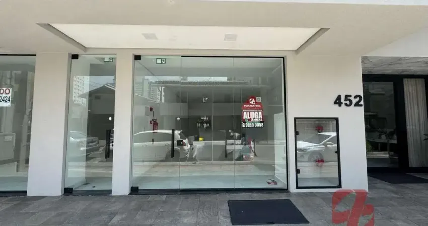 Sala comercial para alugar em meia-praia, itapema, 80m², 1 banheiro