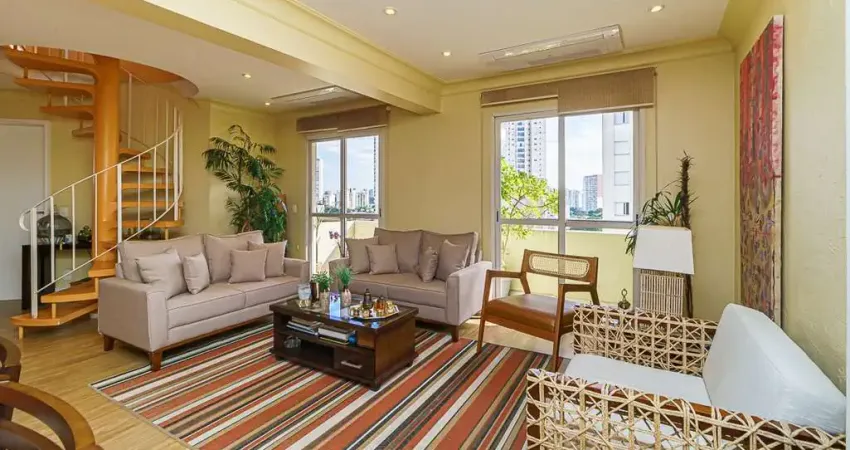 Elegante cobertura para venda com 3 quartos, sendo 2 suítes, 231m²