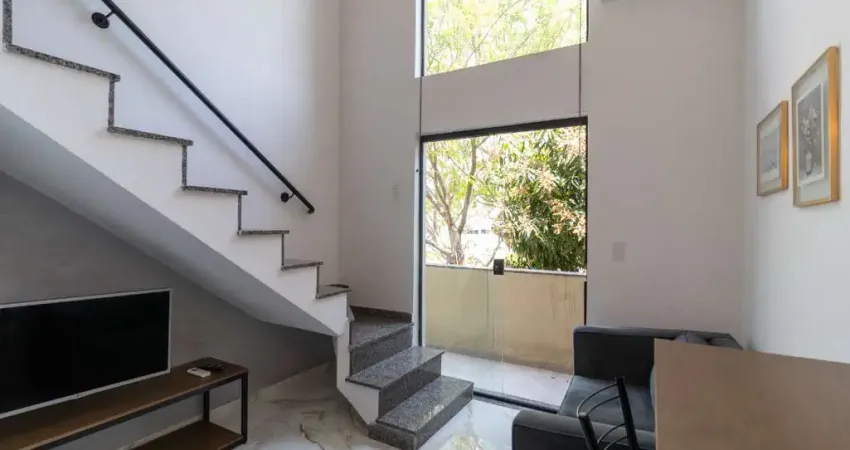 Confortável loft para venda em vila santa catarina com 1 quarto, 28m²