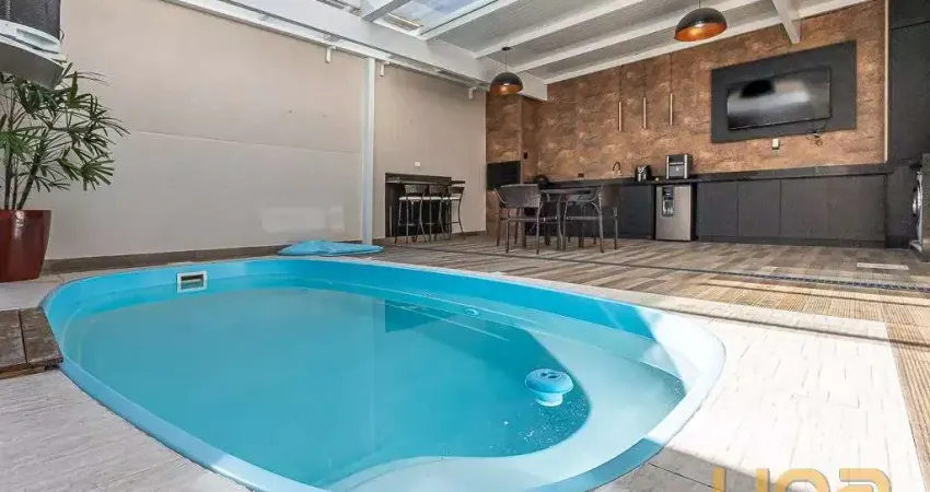 Sobrado campo comprido 3 quartos com piscina coberta e aquecid