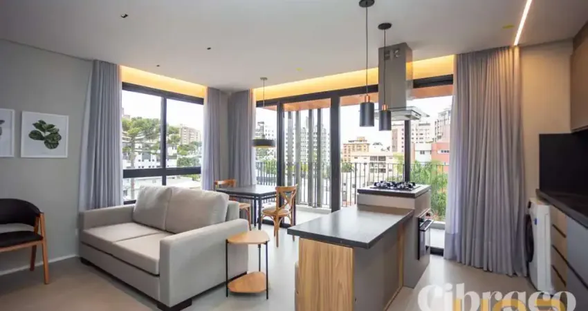 Apartamento mobiliado para alugar com 1 quarto no Batel ? Edif