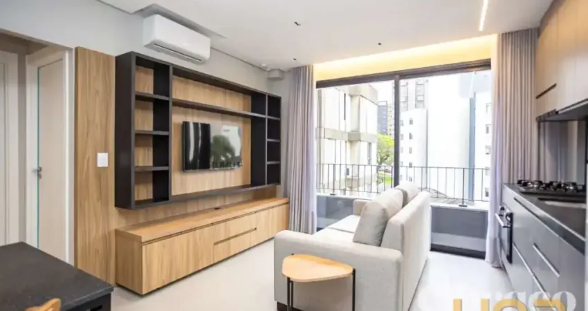 Apartamento mobiliado para alugar com 1 quarto no Batel ? Edif