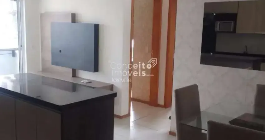 Apartamento 2 dormitórios com sacada e garagem para locação