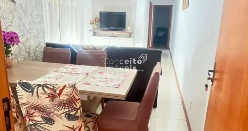 Apartamento mobiliado com 2 quartos sacada com churrasqueira