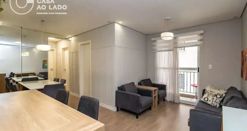 Apartamento mobiliado 73m² com 3 quartos - novo mundo - curiti