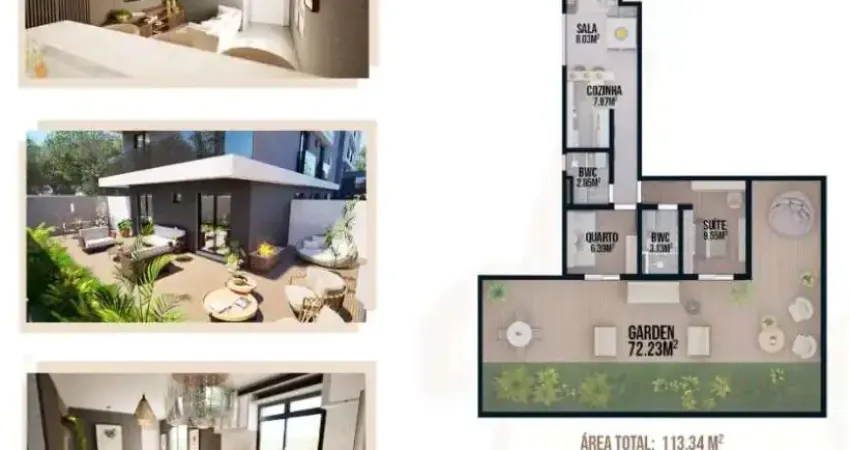 Apartamento com 2 quartos à venda na Rua Eduardo Geronasso, 665, Bacacheri, Curitiba