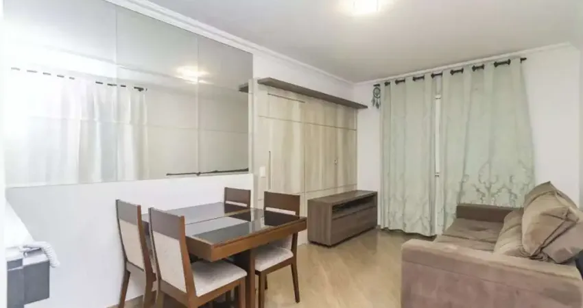 Apartamento mobiliado 55m² com 02 quartos no lindóia - curitib