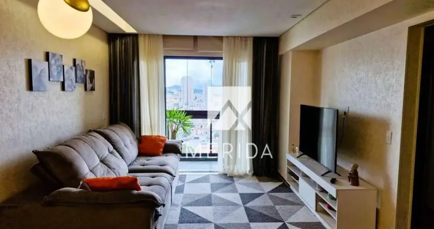 Apartamento com 3 dormitórios à venda, 96 m² por R$ 700.000,00 - Vila Valparaíso - Santo André/SP