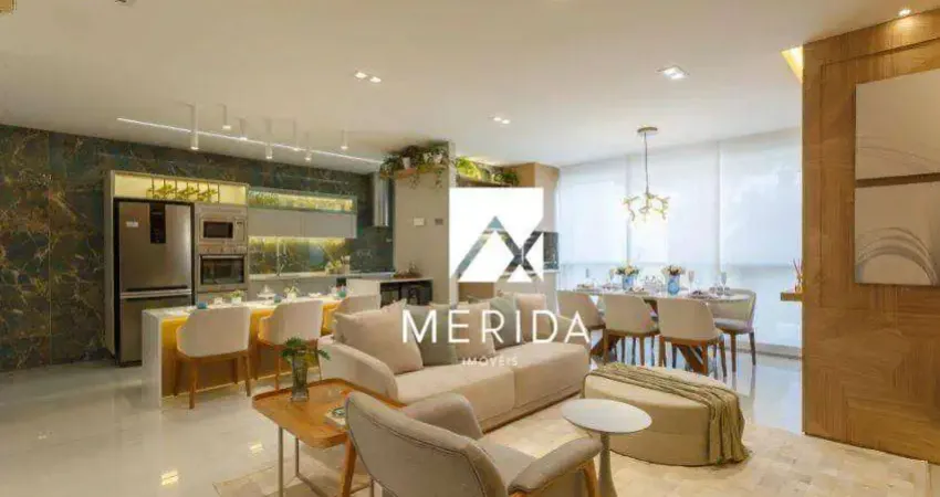 Apartamento com 3 dormitórios à venda, 117 m² por R$ 1.407.700,00 - Vila Assunção - Santo André/SP