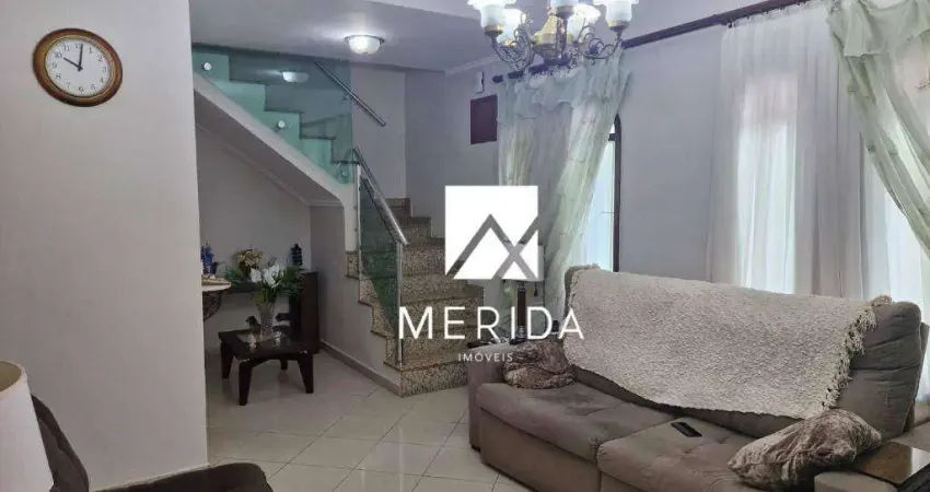 Sobrado com 3 dormitórios à venda, 158 m² por R$ 1.000.000,00 - Campestre - Santo André/SP