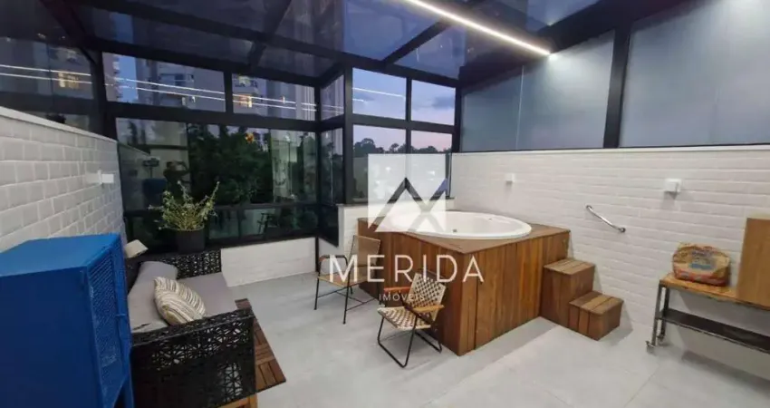 Cobertura com 2 dormitórios à venda, 98 m² por r$ 799.000,00 - jardim - santo andré/sp