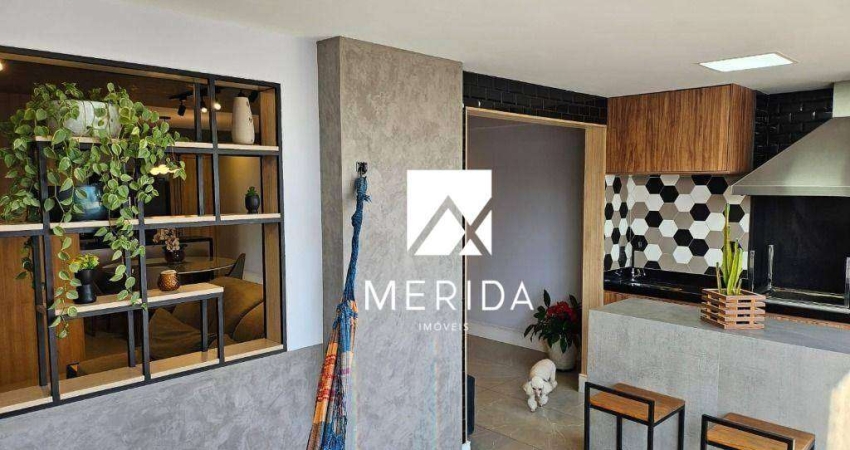Apartamento com 3 dormitórios à venda, 115 m² por R$ 1.160.000,00 - Vila Valparaíso - Santo André/SP