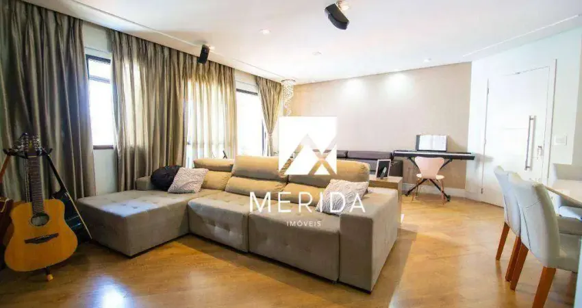 Apartamento com 3 dormitórios à venda, 114 m² por r$ 1.350.000,00 - jardim - santo andré/sp