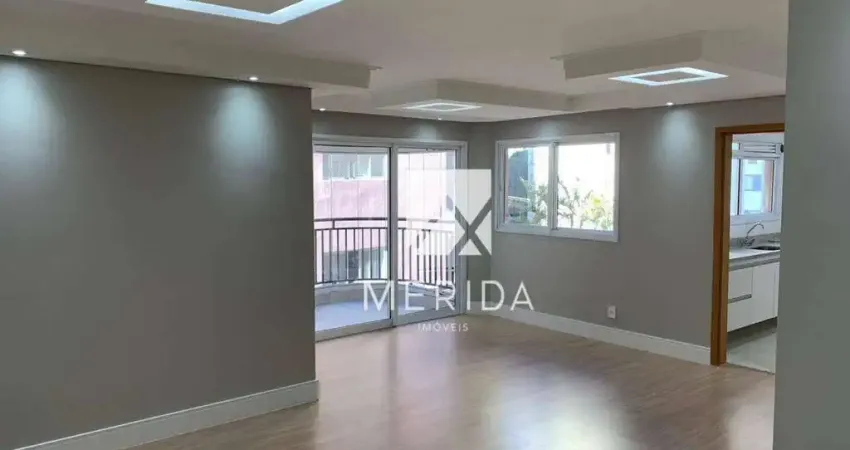 Apartamento com 3 dormitórios à venda, 118 m² por r$ 850.000,00 - vila valparaíso - santo andré/sp