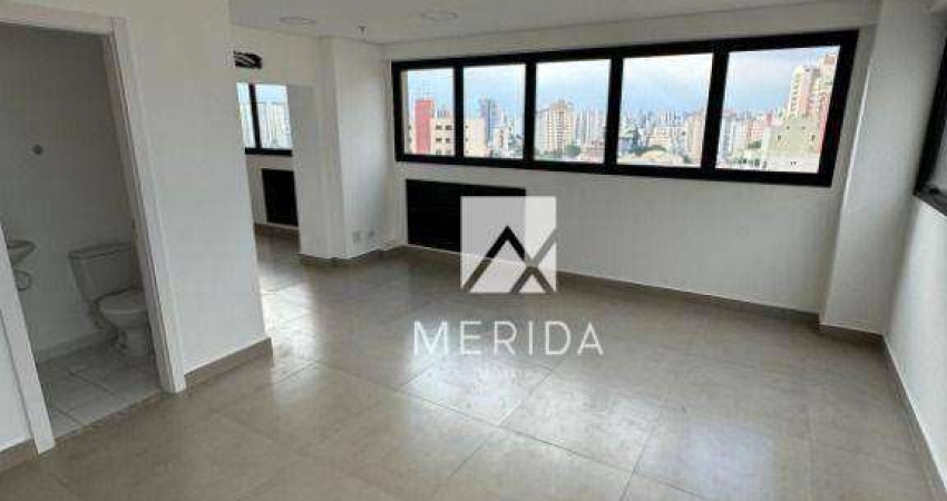 Sala, 33 m² - venda por R$ 300.000,00 ou aluguel por R$ 2.909,22/mês - Vila Assunção - Santo André/SP