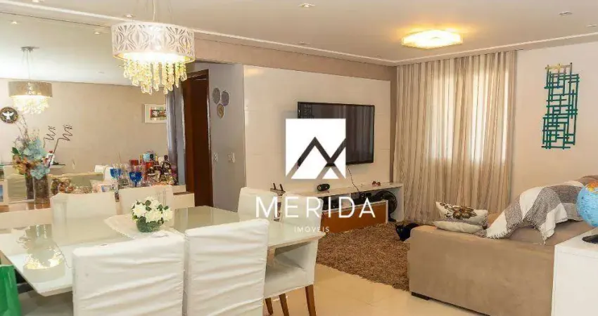 Apartamento com 3 dormitórios à venda, 115 m² por R$ 990.000,00 - Vila Valparaíso - Santo André/SP