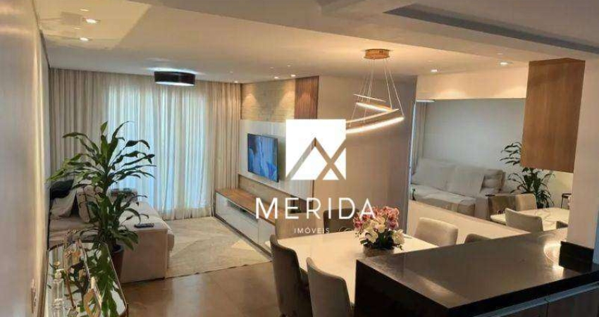 Apartamento com 3 dormitórios à venda, 115 m² por R$ 1.178.000,00 - Vila Valparaíso - Santo André/SP