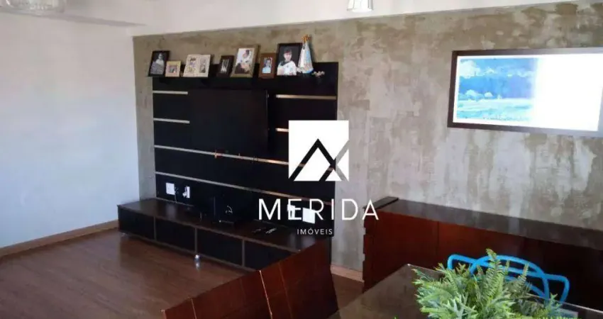 Apartamento com 3 dormitórios à venda, 106 m² por R$ 690.000,00 - Vila Valparaíso - Santo André/SP